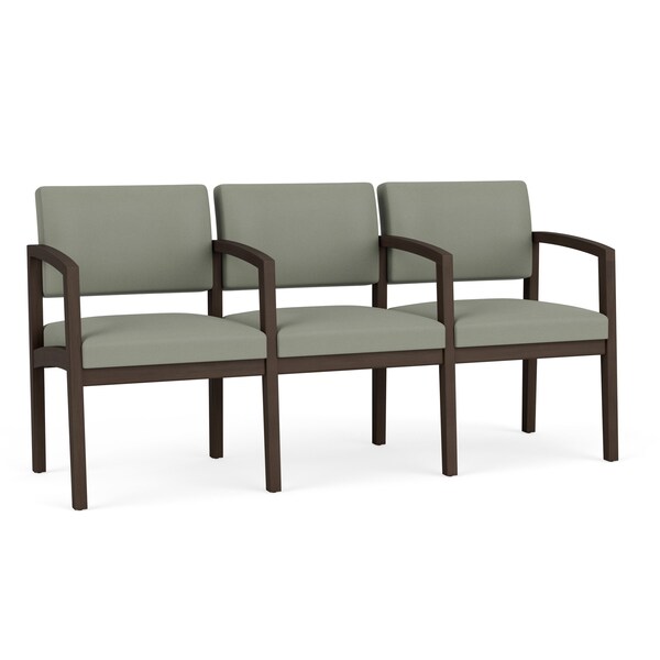 Lesro Lenox 3 Seat Tandem Seating W/ Arms, 65 in W 26 in L 31.5 in H LW3103 - main